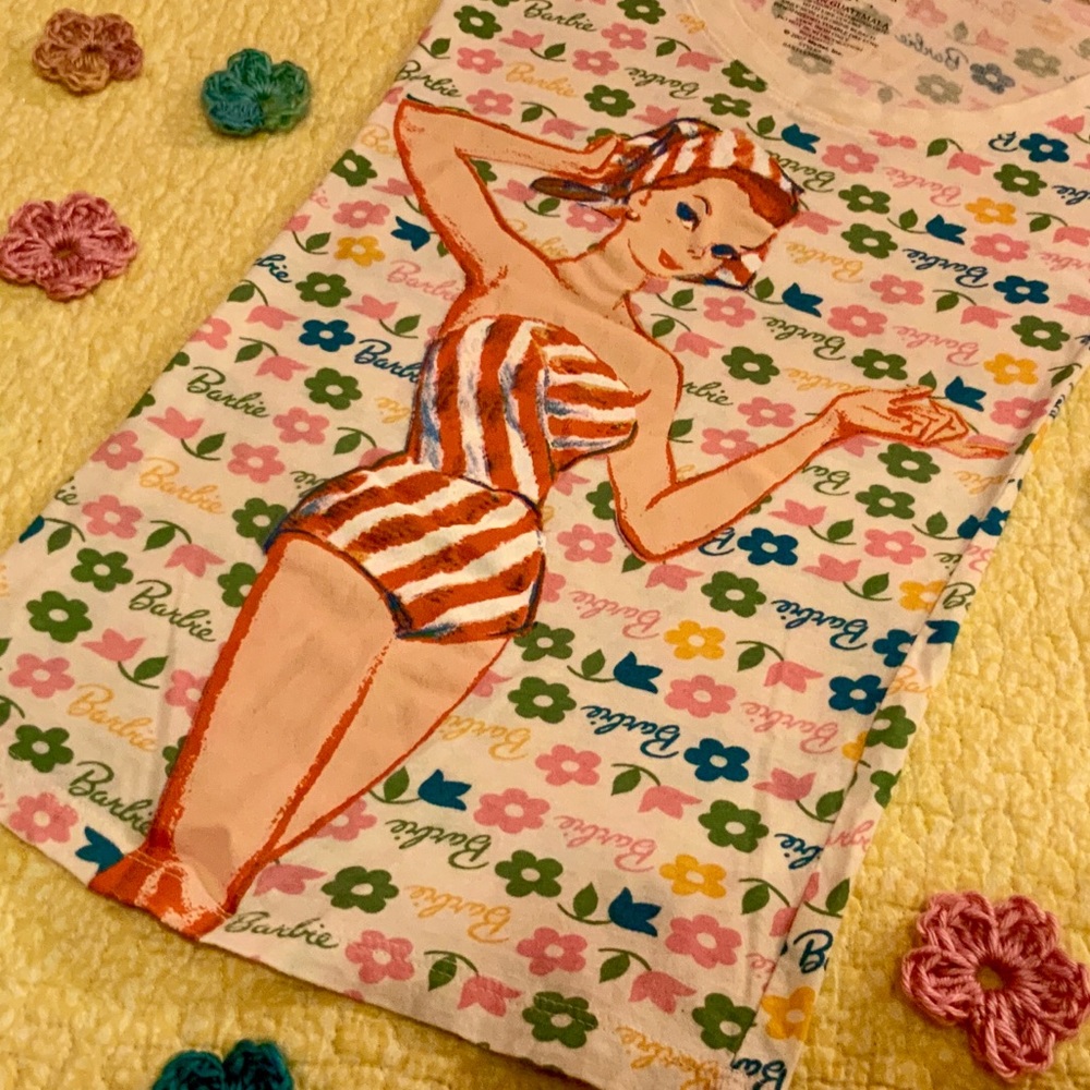 SOLD Vintage Barbie Swimsuit Shirt Nostalgic Collection - Picture 7 of 9